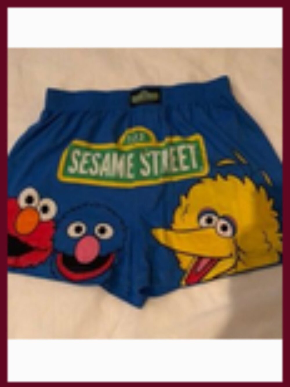 Boxer shorts Sesame Street Workshop mens new size S (28-30") cotton